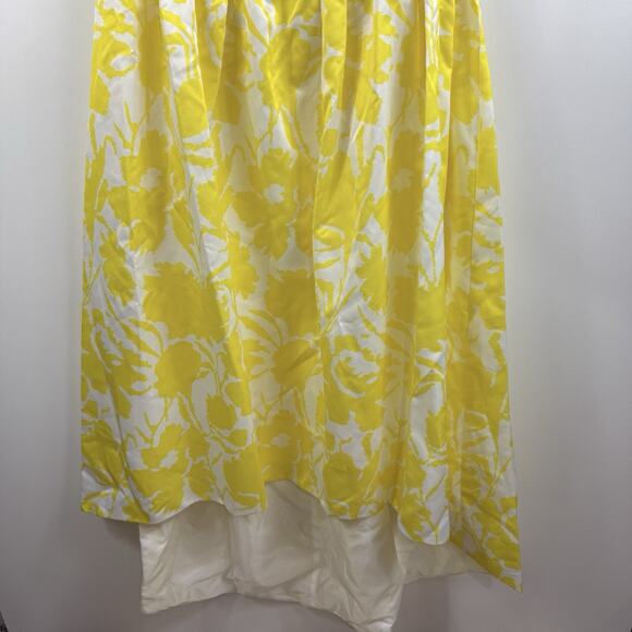 EY Boutique Especially Yours New Yellow Floral Feeling Beautiful Dress Size 10 - Picture 3 of 14